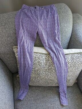 Youth Purple Printed Leggings